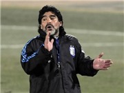 Bóng đá anh, ngoại hạng anh, lịch thi đấu euro 2012, Trước trận Argentina - Mexico: Maradona tham vấn Mourinho